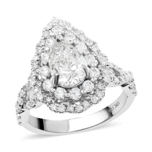 18K White Gold Diamond SI Ring 5.05 Grams 1.70 ctw (Delivered in 7-9 Business Day)