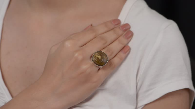 Doorbuster Artisan Crafted Australian Natural Boulder Opal Ring in Sterling Silver (Size 10.0) 12.00 ctw