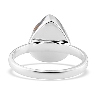 Artisan Crafted Rough Cut Brazilian Citrine Solitaire Ring in Sterling Silver (Size 10.0) 4.85 ctw