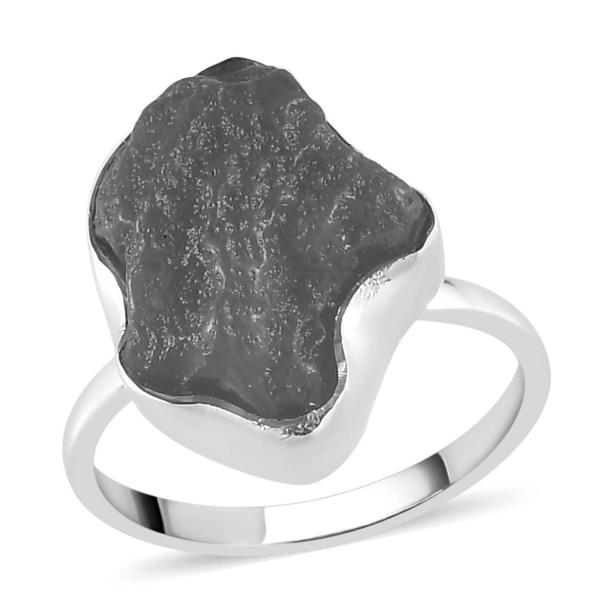 Artisan Crafted Rough Cut Mexican Fire Opal Ring in Sterling Silver (Size 10.0) 5.00 ctw image number 0