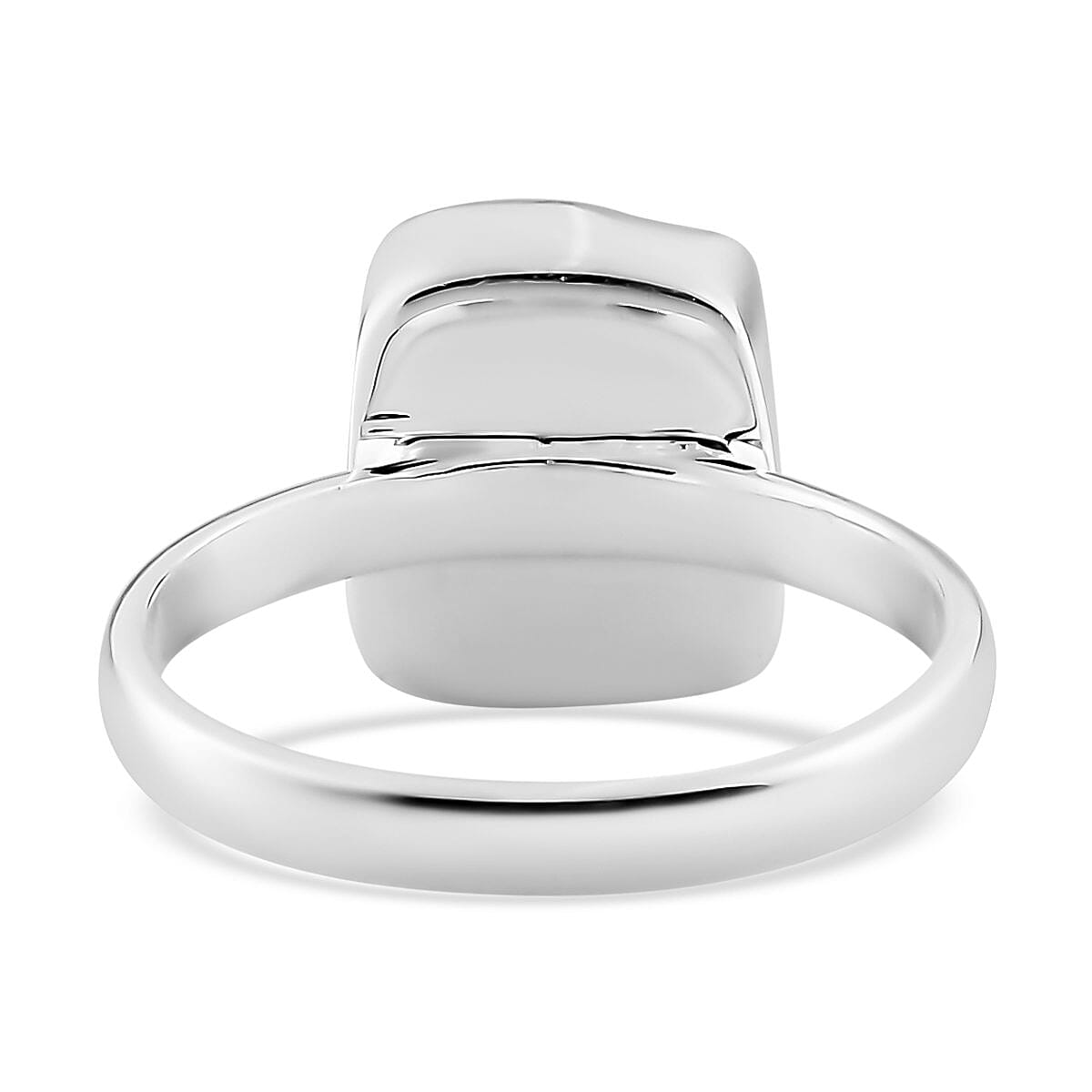 Artisan Crafted Rough Cut Milky Aquamarine Solitaire Ring in Sterling Silver (Size 7.0) 4.10 ctw image number 4