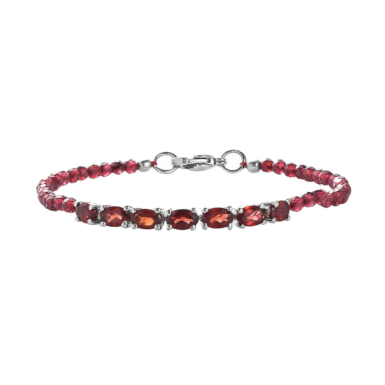 KARIS Amethyst Bracelet in Platinum Bond (6.50 In) 11.50 ctw