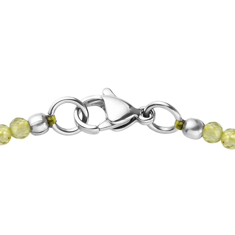 Karis Peridot Bracelet in Platinum Bond (8.00 In) 16.50 ctw