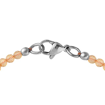 Karis Brazilian Citrine Bracelet in Platinum Bond (8.00 In) 10.70 ctw
