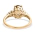 LUXORO 10K Yellow Gold Premium Natural Golden Tanzanite and Diamond Ring 2.25 ctw image number 4
