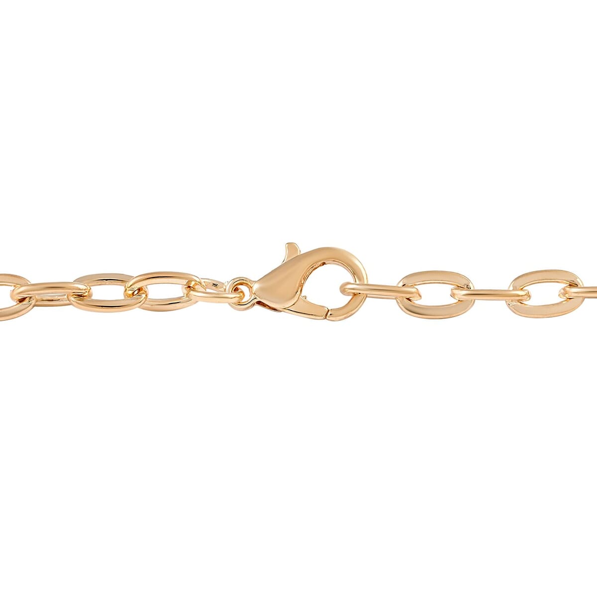 Austrian Crystal Louts Petals Necklace 23.50 Inches in Goldtone image number 3