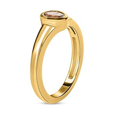 Turkizite 0.48 ctw Ring in Vermeil Yellow Gold Over Sterling Silver (Size 10)