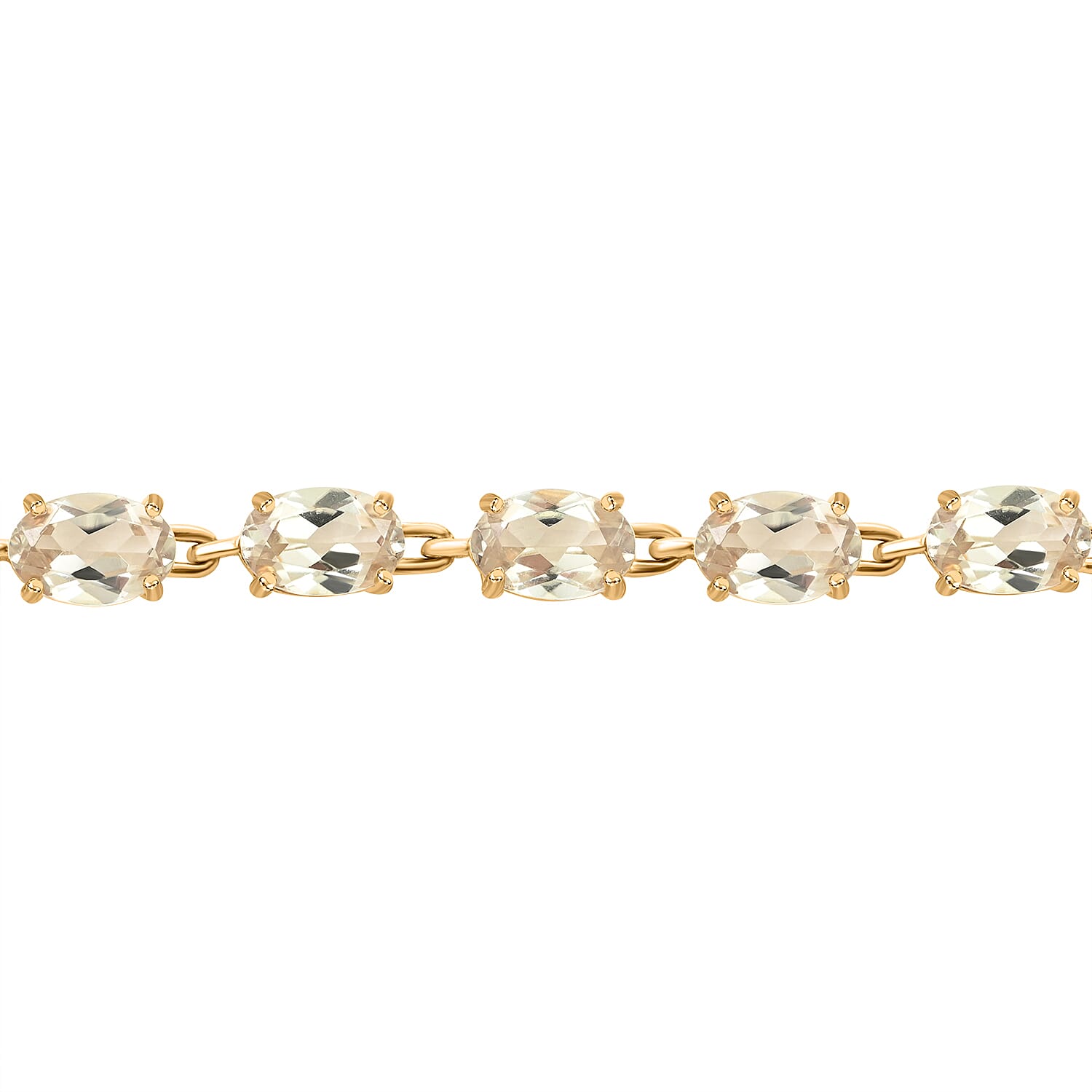 14K Yellow Gold AAA Turkizite Bracelet (7.50 In) 10.35 ctw