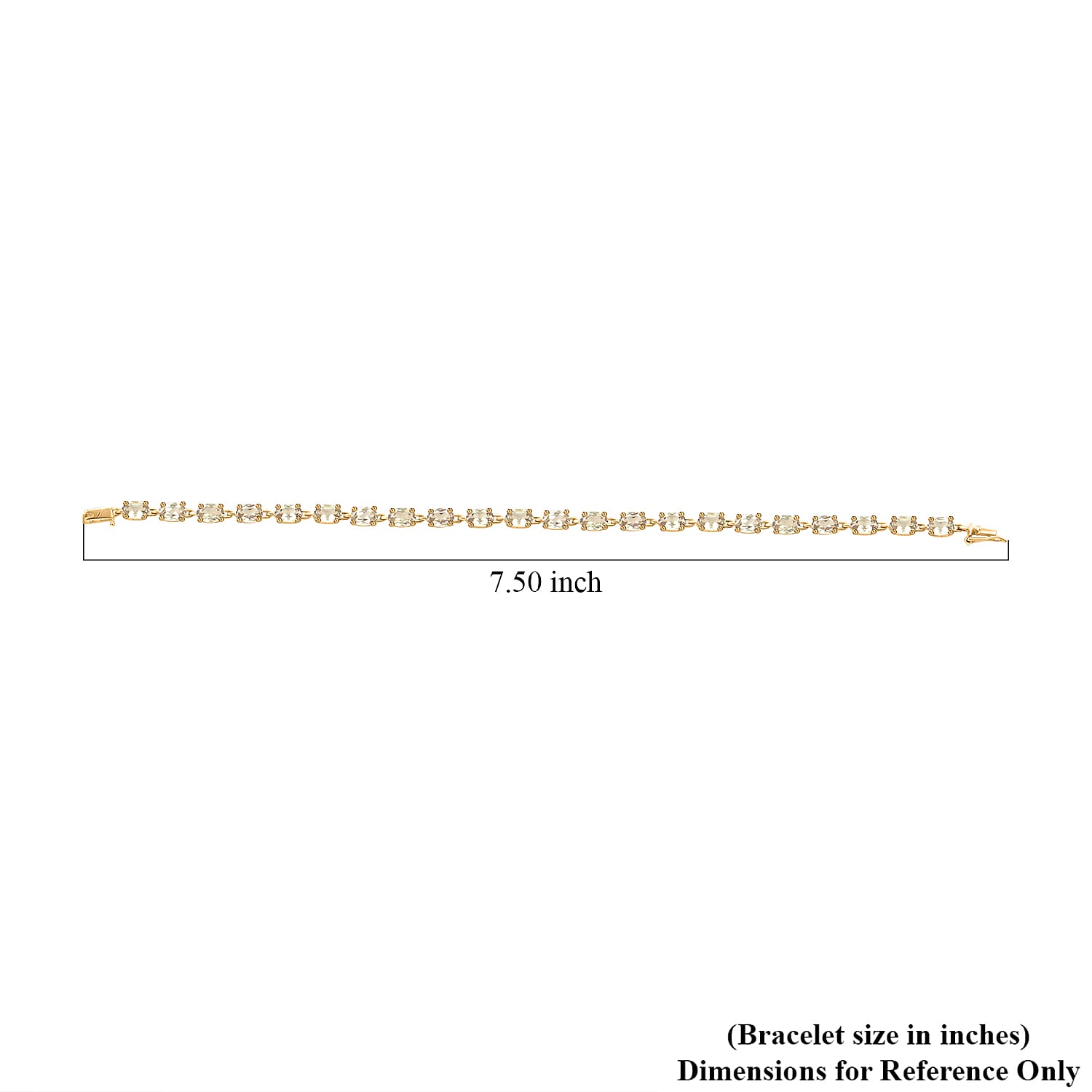 14K Yellow Gold AAA Turkizite Bracelet (7.50 In) 10.35 ctw