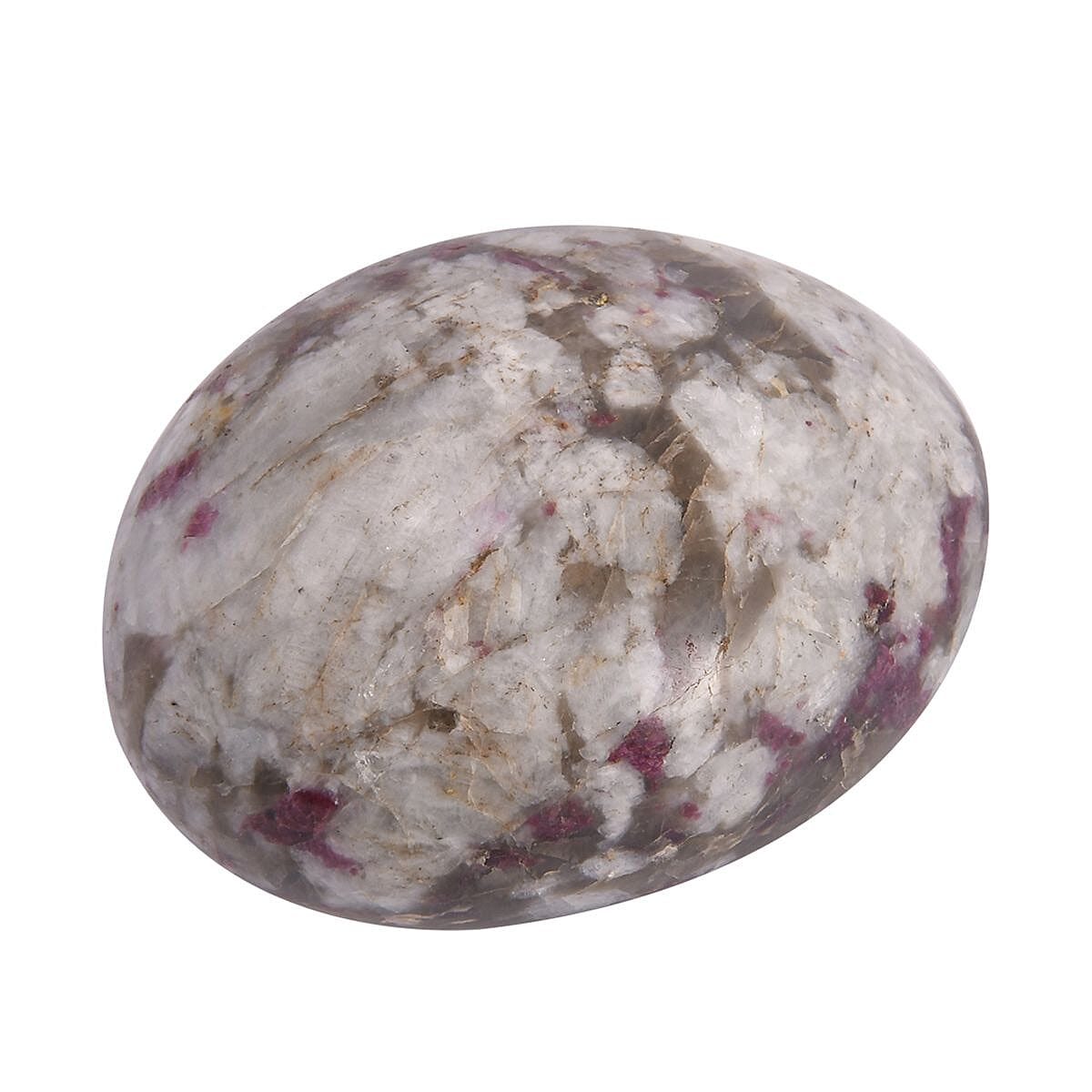 Pink Plum Tourmaline Palm Stone 50-70mm (Approx 375 ctw) image number 2