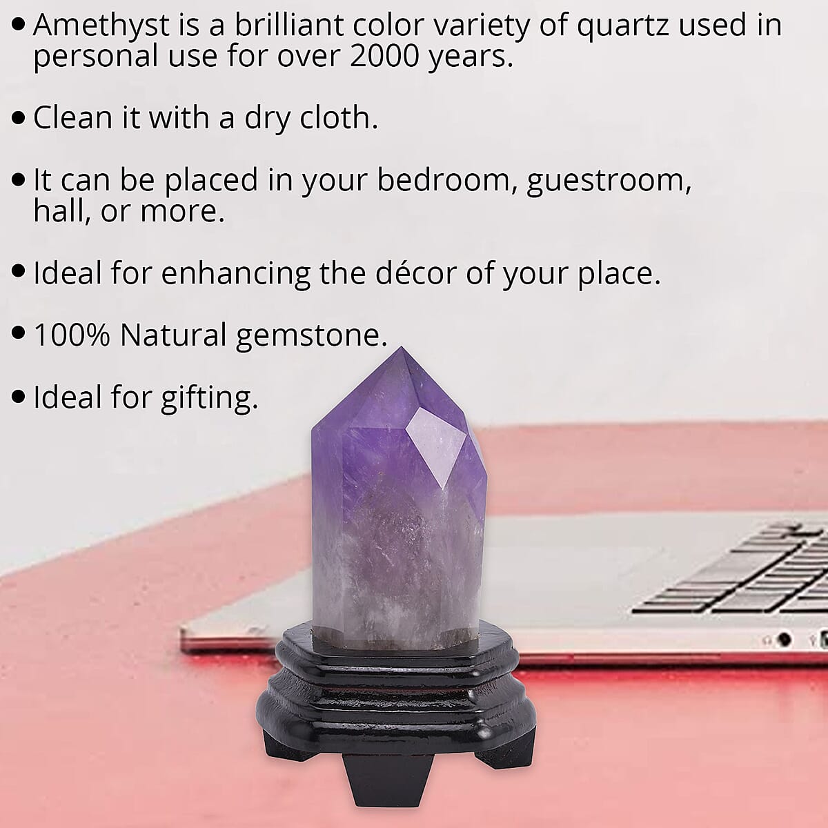 Amethyst Gemdecor 80-100mm (Approx 1855 ctw) image number 2