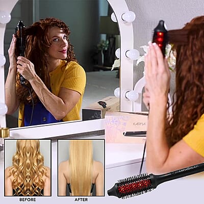 Karma Beauty- Smooth Glider Infra-Red Curling Brush (Ships in 12-14 Day)