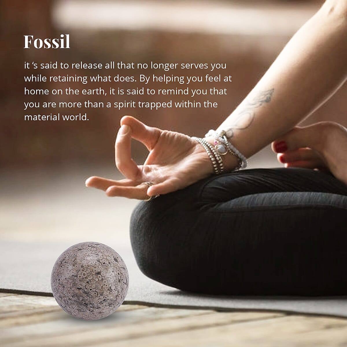 Fossil Sphere 80mm (Approx 4350 ctw) image number 2