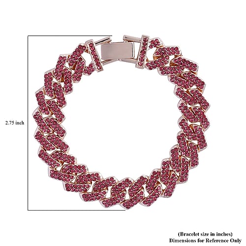 Pink Austrian Crystal - Product card gallery slide 4 (9431486759167)