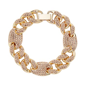 Champagne Austrian Crystal in Goldtone / 7.25 inches - Product card gallery slide 1 (9431492133119)