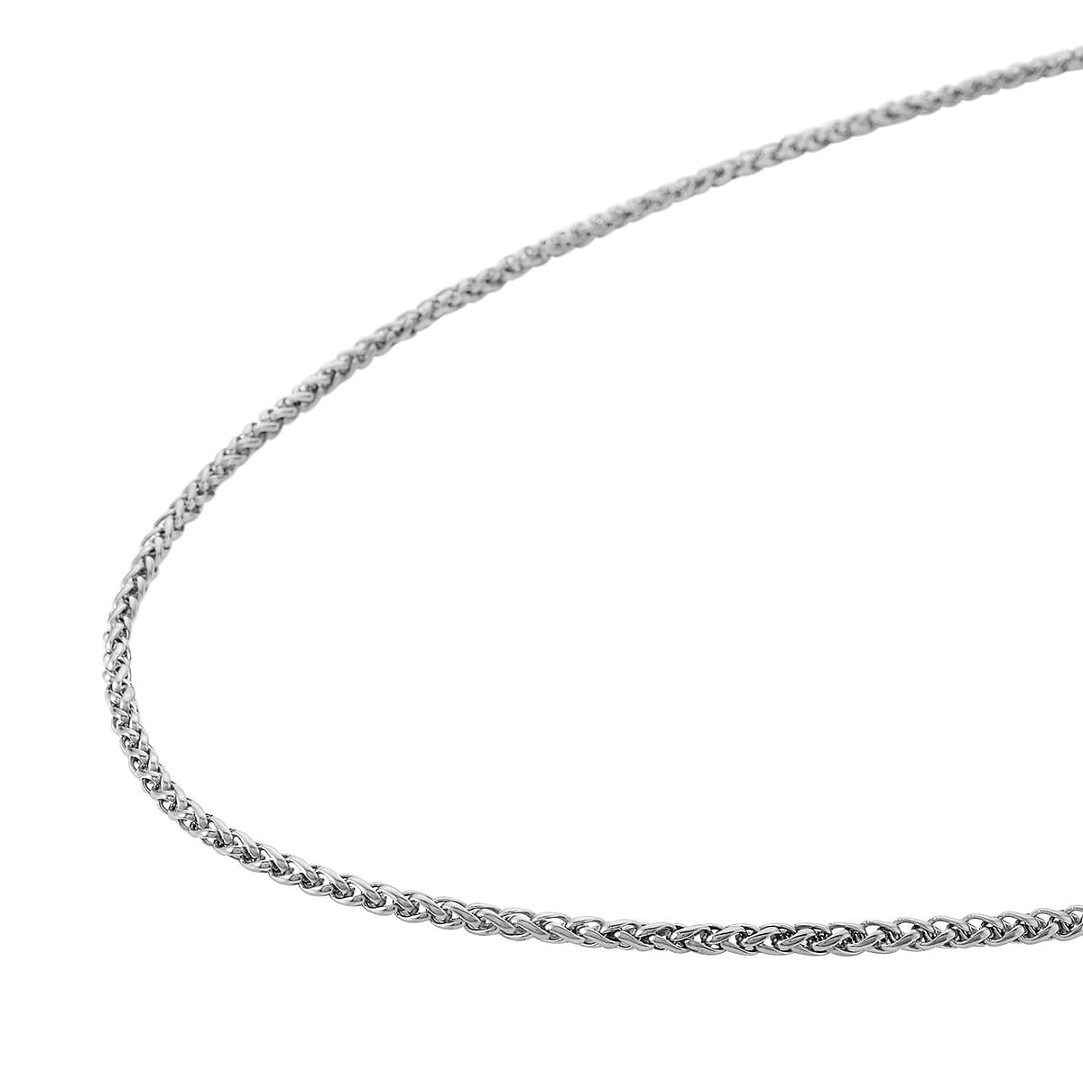 Wheat Necklace 24 Inches in Stainless Steel 23 Grams image number 2