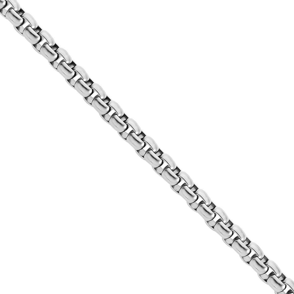 Striking Book Necklace 24 Inches in Stainless Steel 26 Grams image number 3