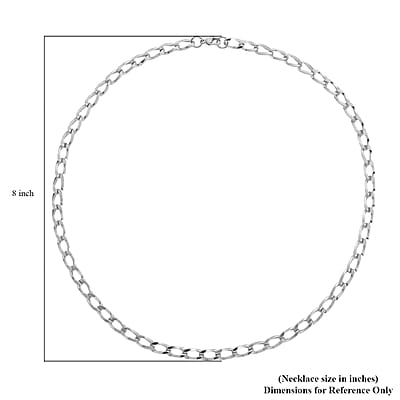 Striking Curb Necklace (24 Inches) in Stainless Steel (32 g) , Tarnish-Free, Waterproof, Sweat Proof Jewelry