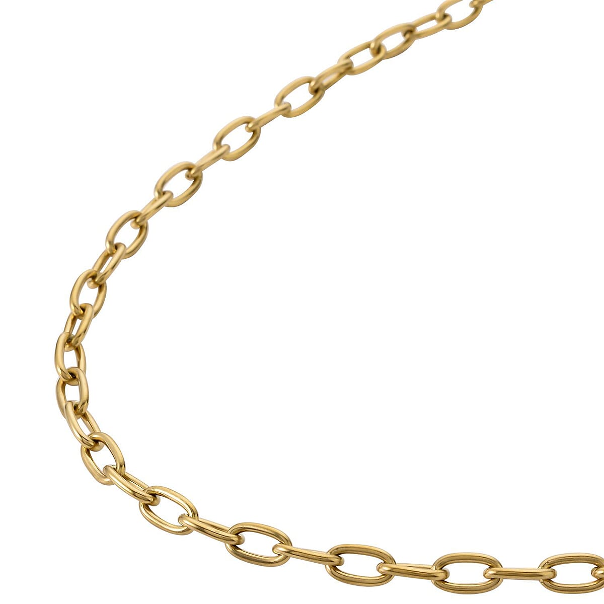 Striking Rolo Necklace (20 Inches) in ION Plated Yellow Gold Stainless Steel 18 Grams image number 2