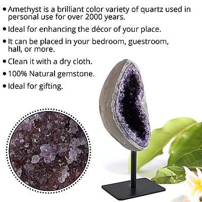 Amethyst with Stand -L (Approx 2755 ctw)