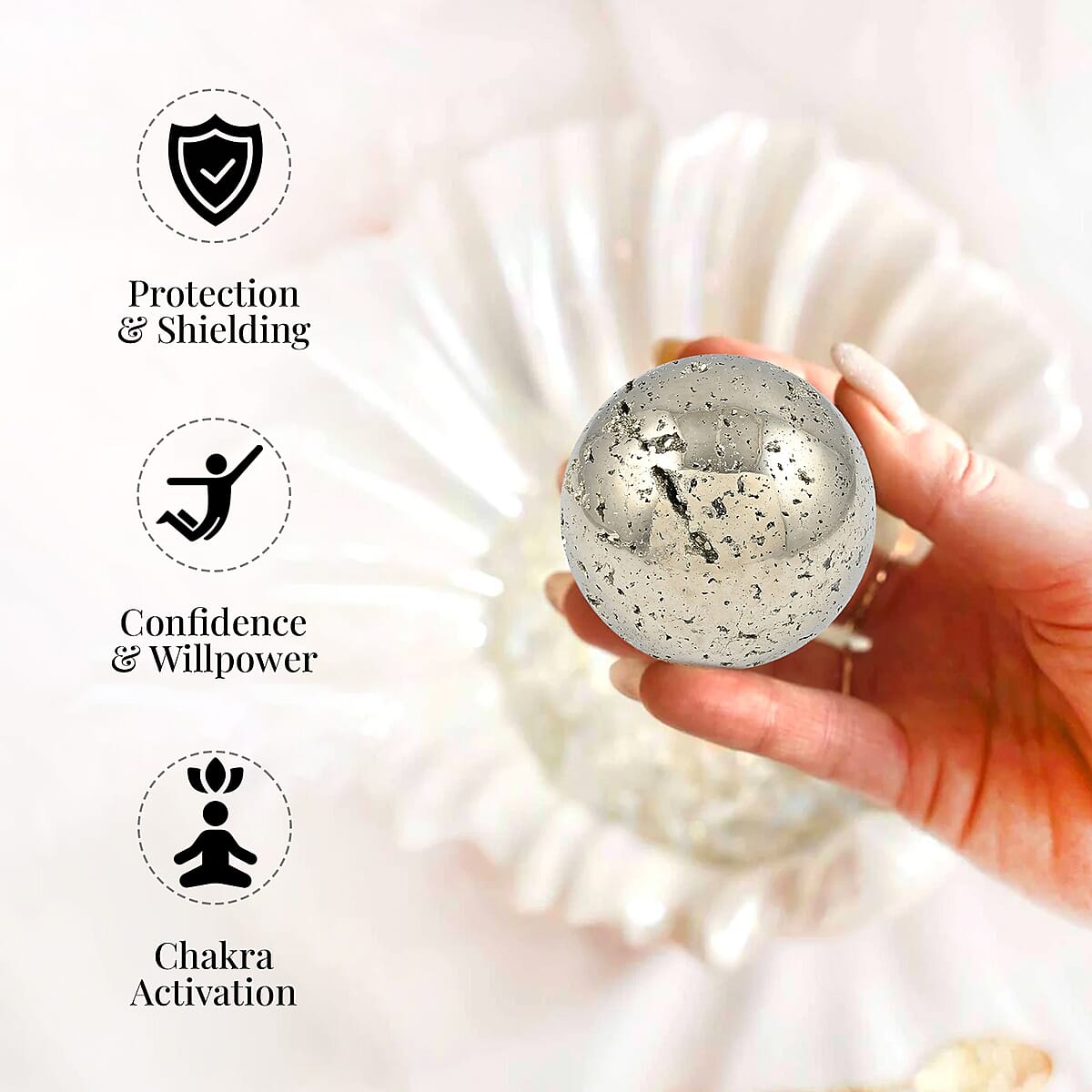 Pyrite Sphere -L (Approx 2425 ctw) image number 1