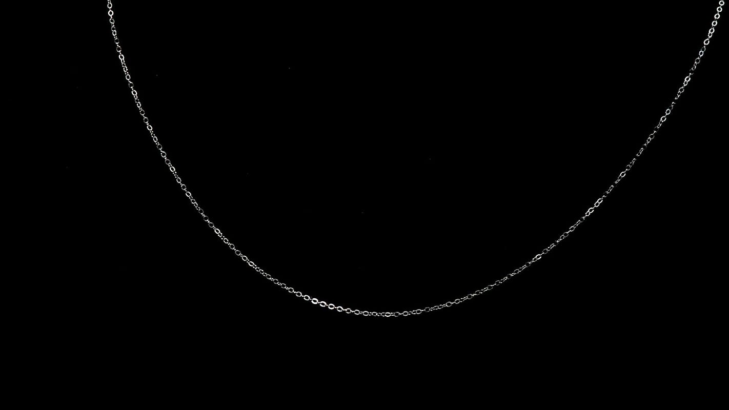 950 Platinum Cable Chain Necklace with Lobster Lock 18 Inches 1.73 Grams