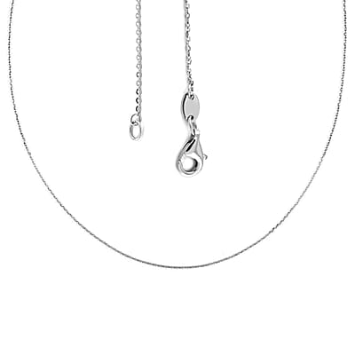 950 Platinum Cable Chain Necklace with Lobster Lock 18 Inches 1.73 Grams