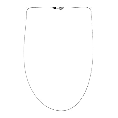 950 Platinum Cable Chain Necklace with Lobster Lock 18 Inches 1.73 Grams