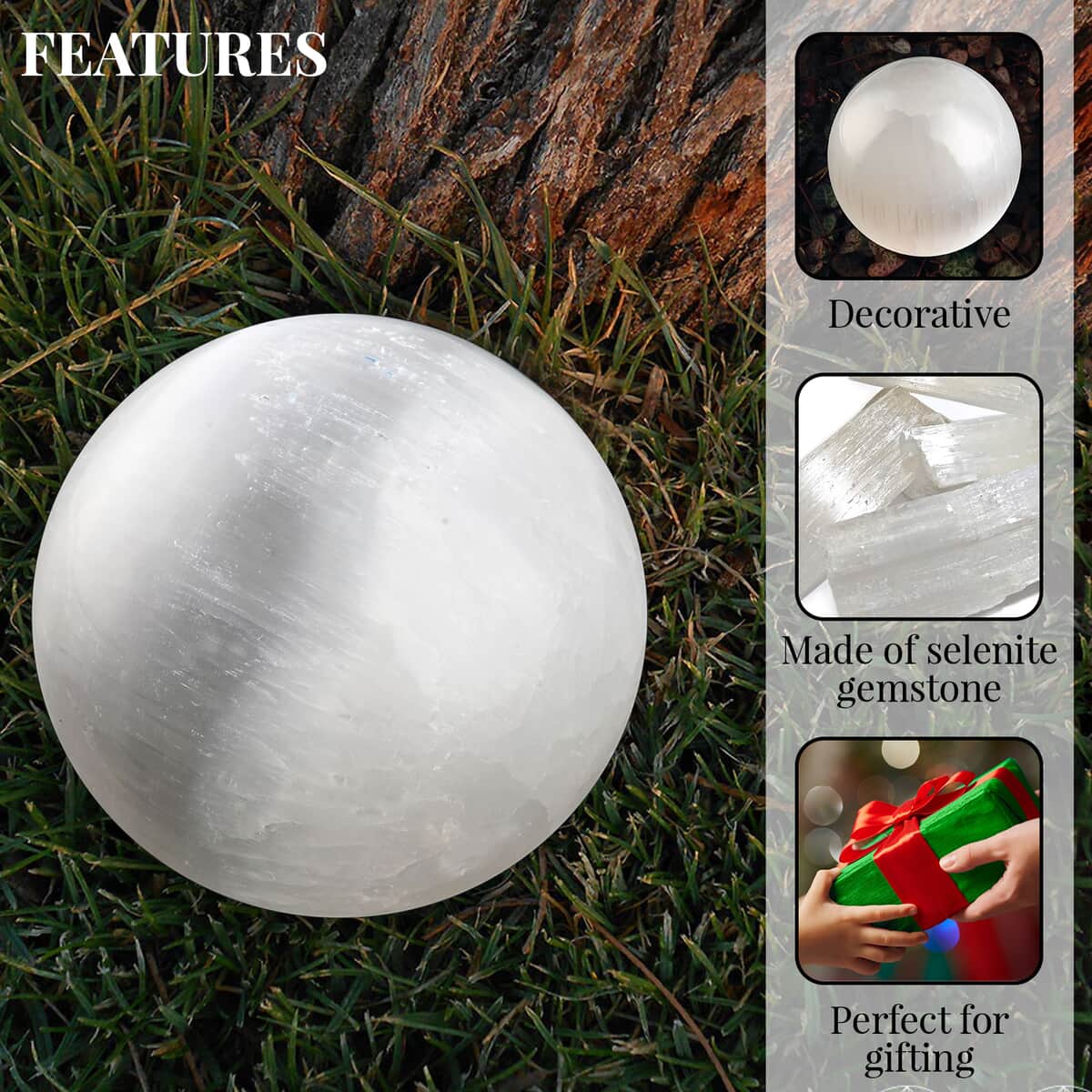 Selenite Sphere 40mm - S (Approx 390 ctw) image number 2
