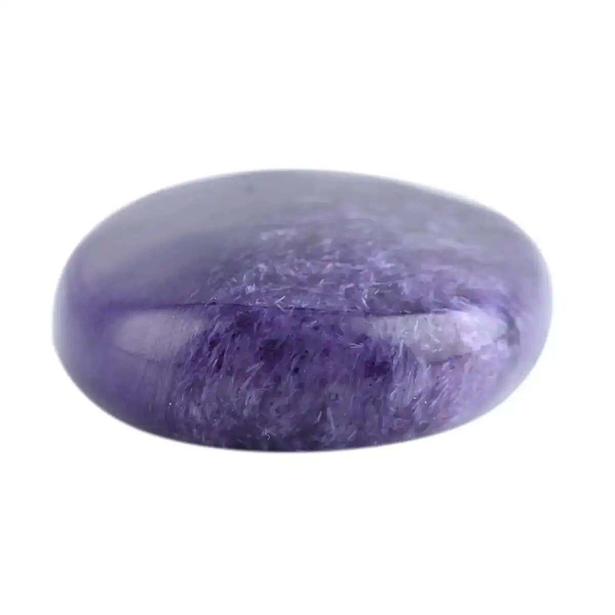 Charoite Palm Stone 25x40mm - M (Approx 110 ctw) image number 4