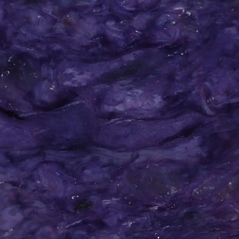 Charoite Palm Stone 30x50mm - M (Approx 190ctw)