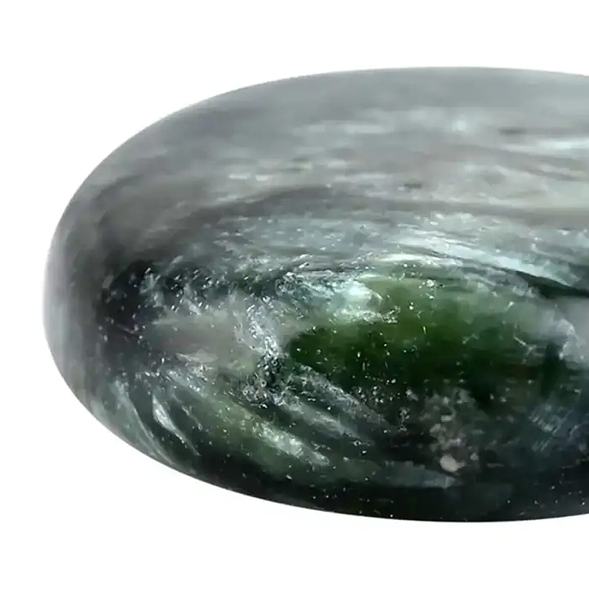 Seraphinite Palm Stone - M (Approx 110 ctw) image number 3