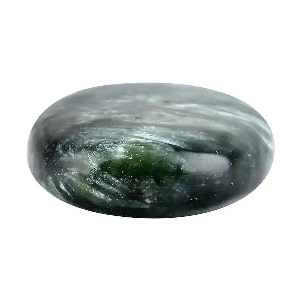 Seraphinite Palm Stone - M (Approx 110 ctw) image number 4