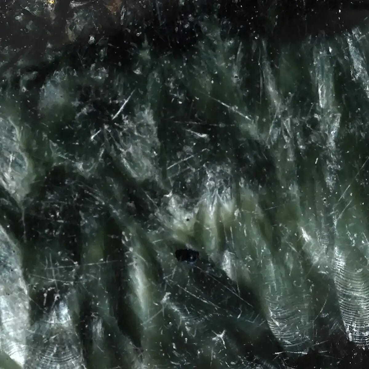 Seraphinite Palm Stone - M (Approx 110 ctw) image number 5