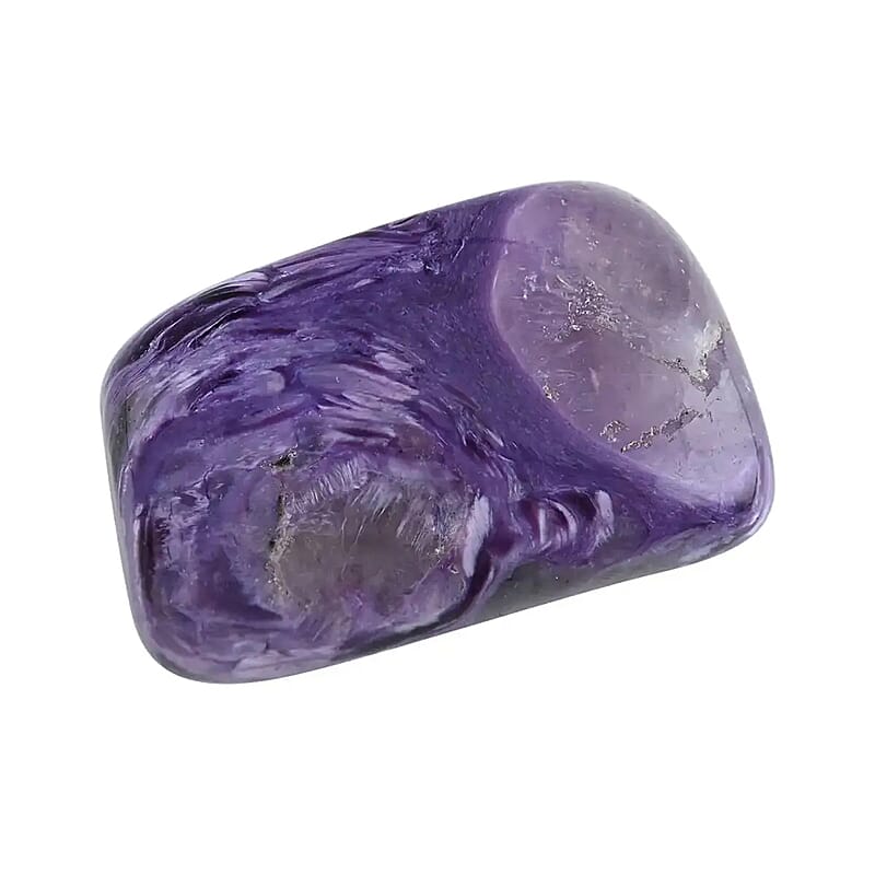 Charoite Tumble Stone (Approx 100 ctw) , Purple Raw Charoite Gemstone , Tumble Stones , Decorative Gems