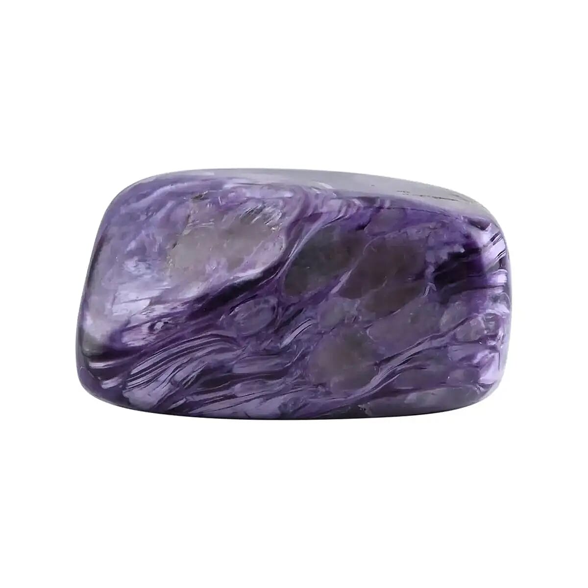 Charoite Tumble Stone (Approx 100 ctw) , Purple Raw Charoite Gemstone , Tumble Stones , Decorative Gems image number 3