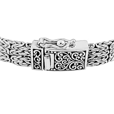 Bali Legacy Eon 1962 Swiss Movement Sterling Silver Bracelet Watch (7.0 In) (26mm) (55.30 g)