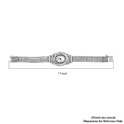 Bali Legacy Eon 1962 Swiss Movement Sterling Silver Bracelet Watch (7.0 In) 26mm