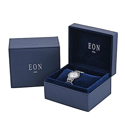 Eon 1962 Abalone Shell Swiss Movement Watch in Sterling Silver (26mm) (7.50 in)
