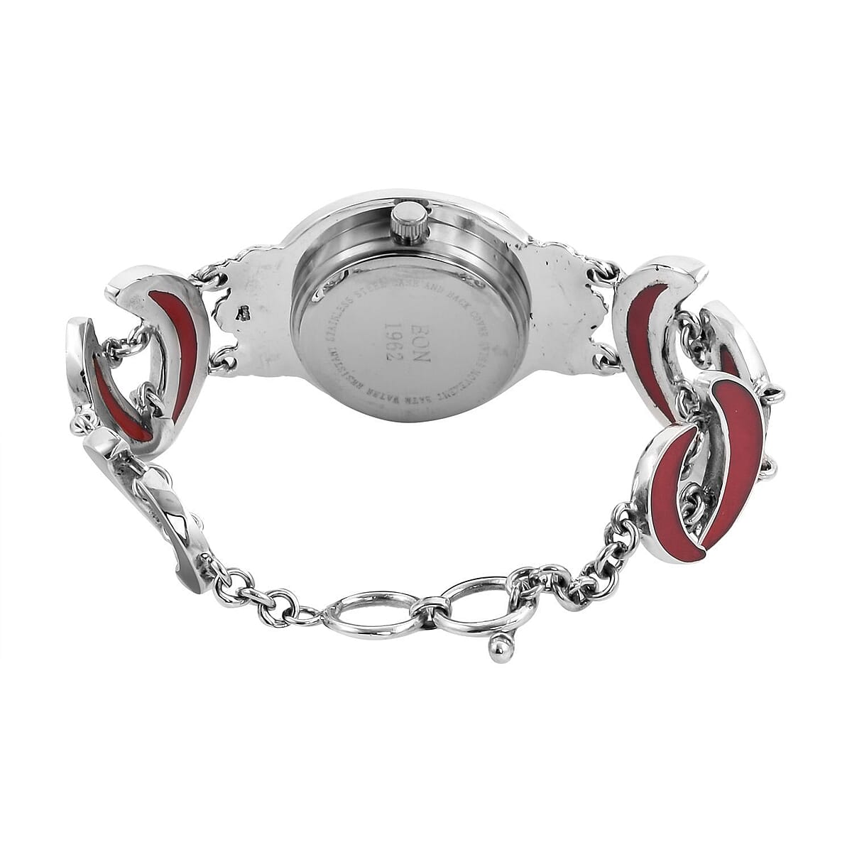 Eon 1962 Sponge Coral Swiss Movement Watch in Sterling Silver (26mm) (7.50 in) image number 3