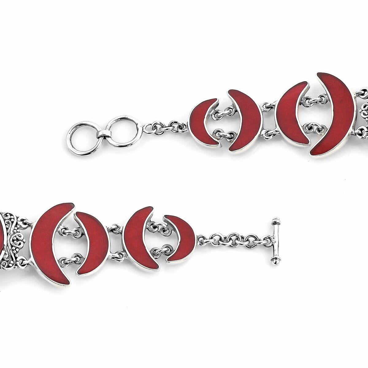 Eon 1962 Sponge Coral Swiss Movement Watch in Sterling Silver (26mm) (7.50 in) image number 4