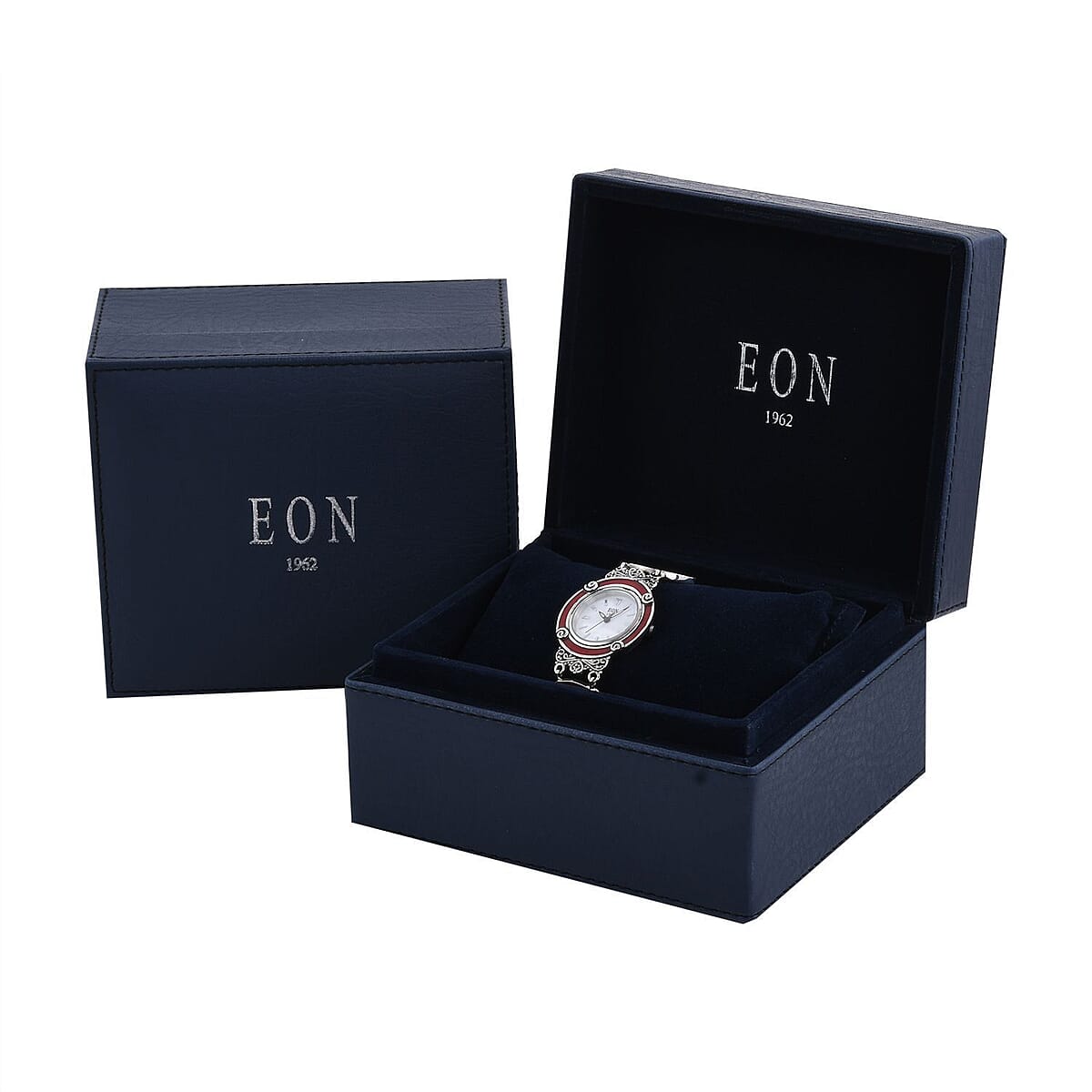 Eon 1962 Sponge Coral Swiss Movement Watch in Sterling Silver (26mm) (7.50 in) image number 6