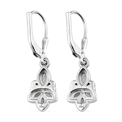 Narsipatnam Alexandrite Lever Back Earrings in Sterling Silver 0.85 ctw