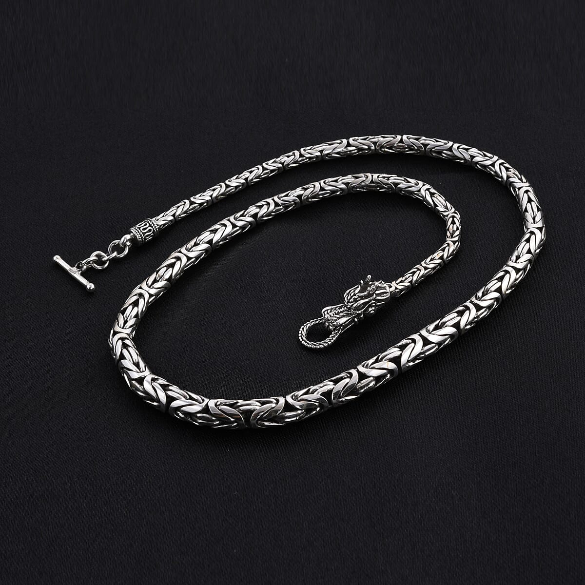 Bali Legacy Sterling Silver Borobudur Necklace, Silver Dainty Necklaces For Women (20 Inches) image number 5