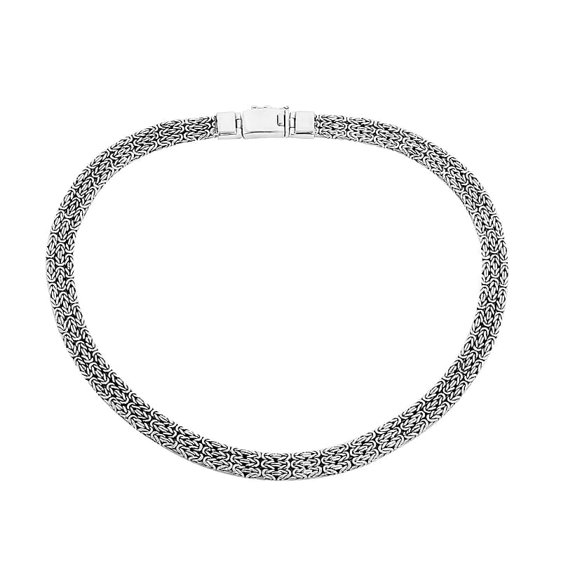 Bali Legacy Sterling Silver Borobudur Necklace 18 Inches 93 Grams