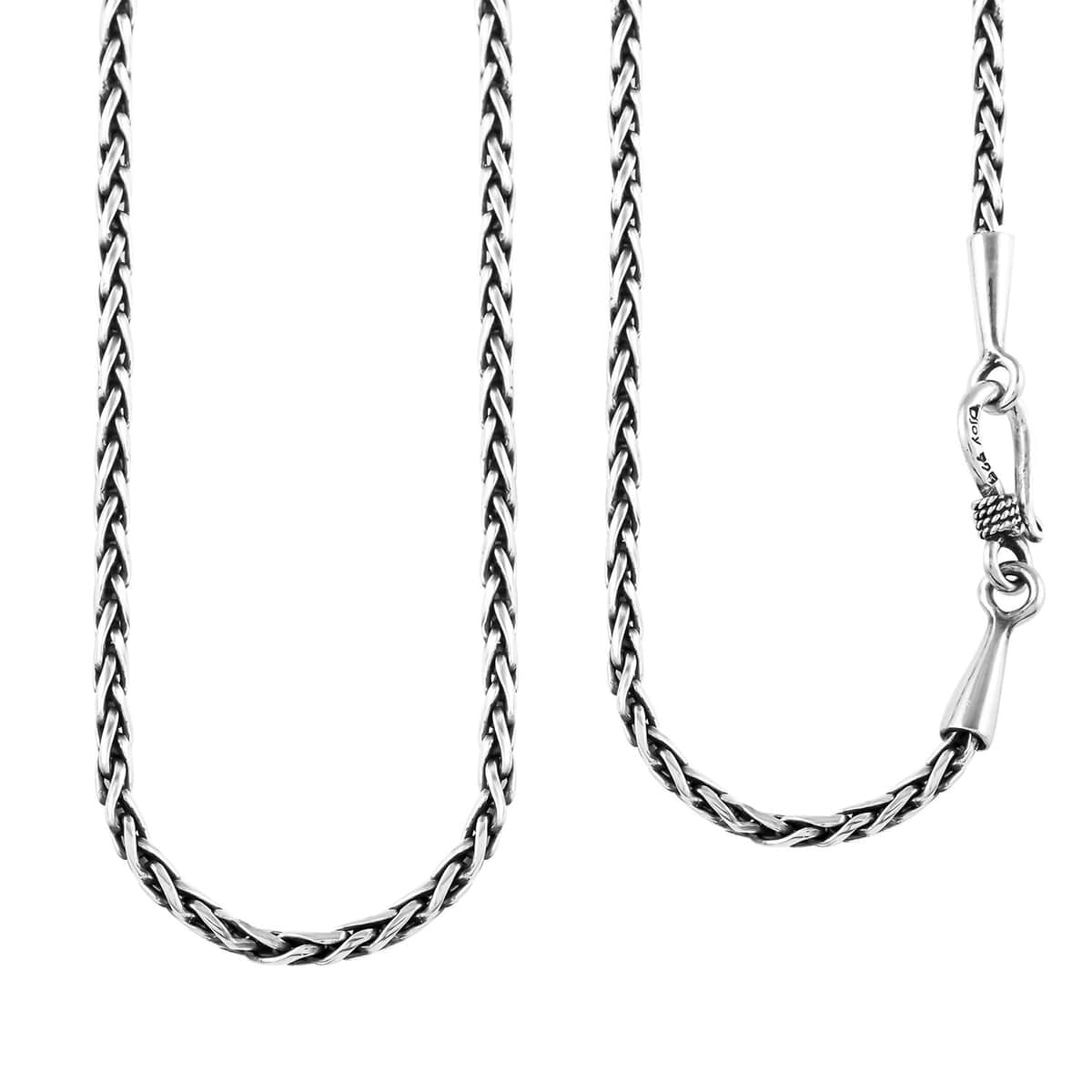 Bali Legacy Sterling Silver Padian Double Tali Necklace 24 Inches 19.90 Grams image number 0