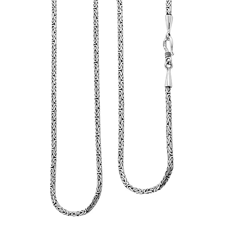 Bali Legacy Borobudur Necklace in Sterling Silver 25.50 Grams 24 Inches