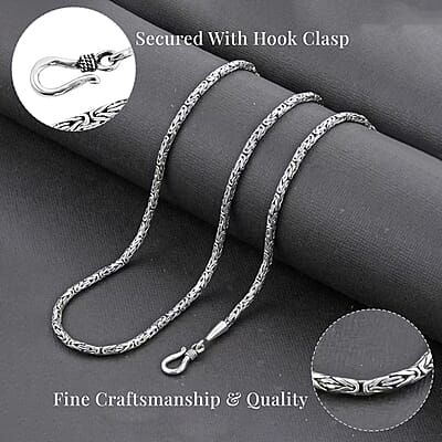 Bali Legacy Borobudur Necklace in Sterling Silver 25.50 Grams 24 Inches