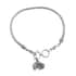 Bali Legacy Tulang Naga Bracelet, Sterling Silver Bracelet, Elephant Charm Bracelet (7.50 In) 8.20 Grams image number 0