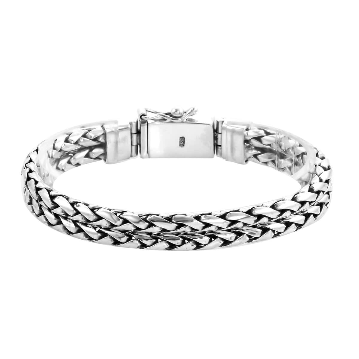 Doorbuster BALI LEGACY Sterling Silver Padian Round Bracelet (7.00 In) 52.20 Grams image number 0